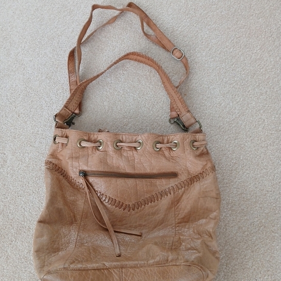 Day & Mood Leather Shoulder Bag - Picture 2 of 9
